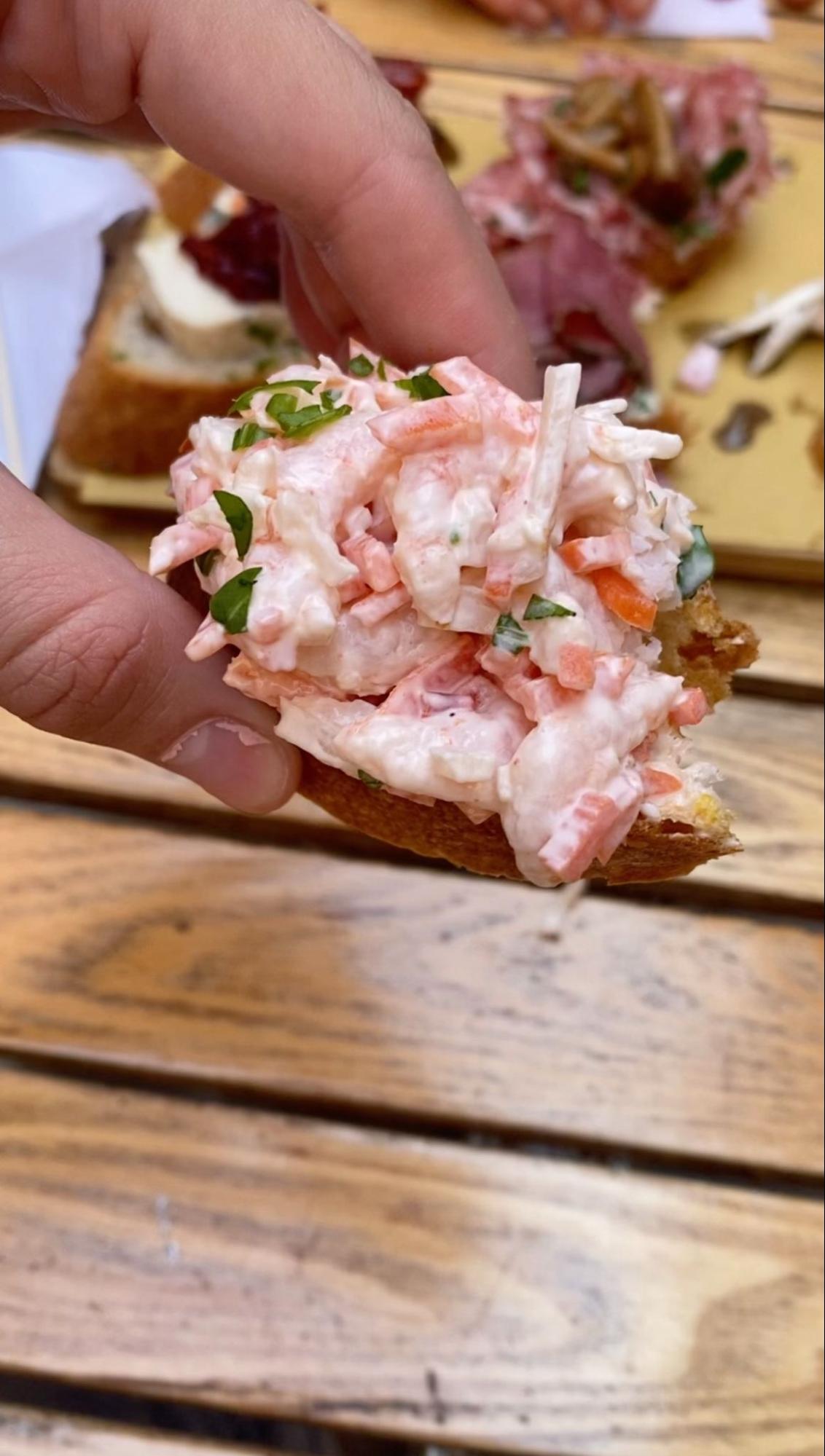 A Small Cicchetti In Someone's Hand