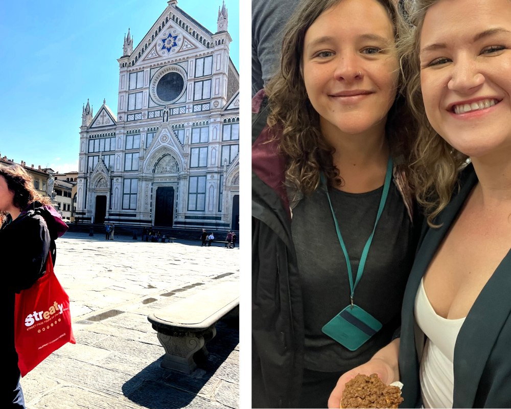 streaty food tour in Florence