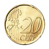 Sample 20 Cents Euro Coin